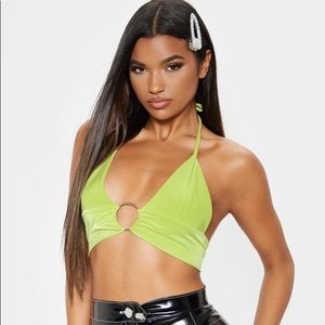 Green Ring Crop Top